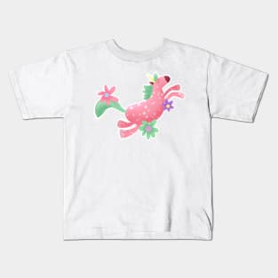 Pink Unicorn Kids T-Shirt